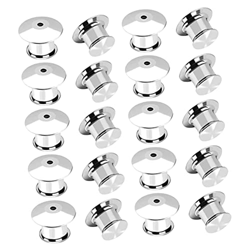 FIXOSHEE 20Stücke Metall Locking Pins Rückenschloss für Broschen Namensschilder und DIY Handwerk Abnehmbar und Einfach zu Verwenden für Krawatten und Schmuckherstellung FIXOSHEE 20Stücke Metall Locking Pins Rückenschloss für Broschen Namensschilder und DIY Handwerk Abnehmbar und Einfach zu Verwenden für Krawatten und Schmuckherstellung von FIXOSHEE
