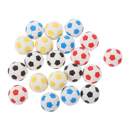 FIXOSHEE 20Stücke Mini Radiergummis Kawaii Radiergummis Fußball Form Studentenzubehör für Schule und Büro Langlebig und Sicher oder Dekoration FIXOSHEE 20Stücke Mini Radiergummis Kawaii Radiergummis Fußball Form Studentenzubehör für Schule und Büro Langlebig und Sicher oder Dekoration von FIXOSHEE