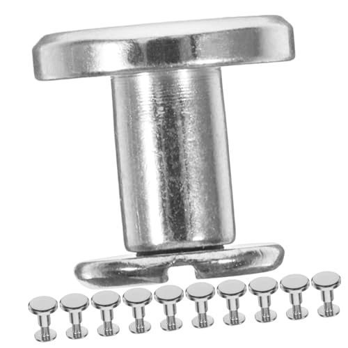 FIXOSHEE 20Stücke Runde Nieten Metall Spikes für DIY Bastelprojekte für Kleidung Taschen Schuhe und Lederhandwerk Punk Stil Zubehör FIXOSHEE 20Stücke Runde Nieten Metall Spikes für DIY Bastelprojekte für Kleidung Taschen Schuhe und Lederhandwerk Punk Stil Zubehör von FIXOSHEE