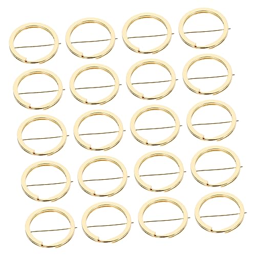 FIXOSHEE 20Stücke Schlüsselanhänger Metallkreise DIY Anhänger Schlüsselkette für Handwerksprojekte Langlebige Halter für Schlüssel und Accessoires Goldfarben FIXOSHEE 20Stücke Schlüsselanhänger Metallkreise DIY Anhänger Schlüsselkette für Handwerksprojekte Langlebige Halter für Schlüssel und Accessoires Goldfarben von FIXOSHEE
