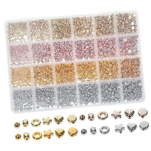 FIXOSHEE 2160Stücke Bastelperlen DIY Schmuckperlen Farben für Armbänder und Runde Mattierte Perlen Einfache Handhabung für Bastelprojekte FIXOSHEE 2160Stücke Bastelperlen DIY Schmuckperlen Farben für Armbänder und Runde Mattierte Perlen Einfache Handhabung für Bastelprojekte von FIXOSHEE