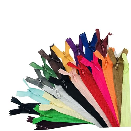 FIXOSHEE 23 Stück Unsichtbare Nylonreißverschlüsse Teilig Mehrfarbig Geschlossene Zipper für Nähprojekte für Bastelarbeiten Kleidung und Accessoires FIXOSHEE 23 Stück Unsichtbare Nylonreißverschlüsse Teilig Mehrfarbig Geschlossene Zipper für Nähprojekte für Bastelarbeiten Kleidung und Accessoires von FIXOSHEE