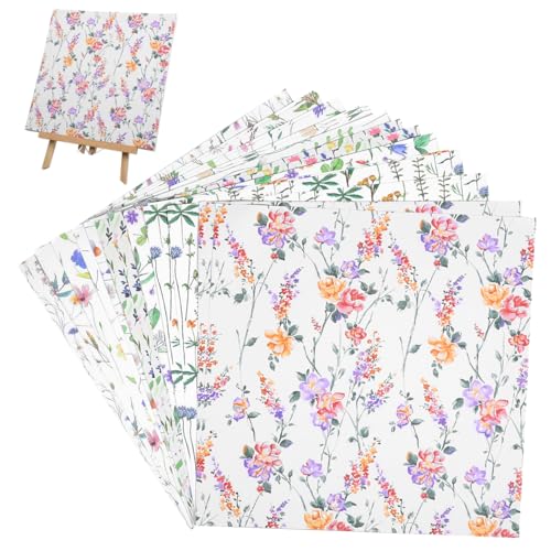 FIXOSHEE 24 Blatt Journaling Papier mit Floralem Muster Scrapbook Bastelpapier für Karten Alben DIY Handwerk Vielseitig Einsetzbar Naturinspirierte Dekoration Bastelzubehör FIXOSHEE 24 Blatt Journaling Papier mit Floralem Muster Scrapbook Bastelpapier für Karten Alben DIY Handwerk Vielseitig Einsetzbar Naturinspirierte Dekoration Bastelzubehör von FIXOSHEE