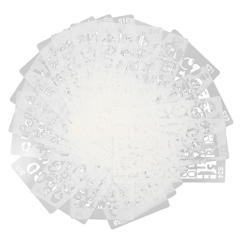 FIXOSHEE 24Stücke Schablonen Wiederverwendbare Malvorlagen für Kalligraphie und DIY Projekte Schablonen für Scrapbooking Notizbuch und Wanddekoration FIXOSHEE 24Stücke Schablonen Wiederverwendbare Malvorlagen für Kalligraphie und DIY Projekte Schablonen für Scrapbooking Notizbuch und Wanddekoration von FIXOSHEE
