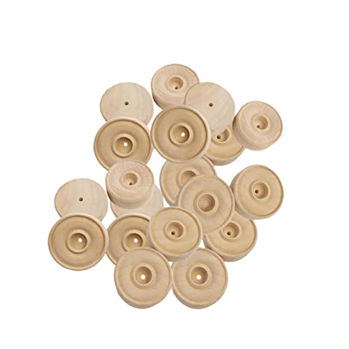 FIXOSHEE 25 Stück Runde Holzräder für DIY Bastelbedarf Handgefertigte Spielzeugräder Hochwertigem Holz für Kreative und Projekte für Drinnen und Draußen FIXOSHEE 25 Stück Runde Holzräder für DIY Bastelbedarf Handgefertigte Spielzeugräder Hochwertigem Holz für Kreative und Projekte für Drinnen und Draußen von FIXOSHEE