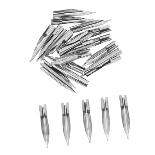 FIXOSHEE 25 Stück Teiliges Stahl füllfederhalter Ersatzspitzen Präzise Passform Langlebig für Büro Schule Zeichnen Kalligraphie Glattes Schreiben Marker Pen Replacement Nibs FIXOSHEE 25 Stück Teiliges Stahl füllfederhalter Ersatzspitzen Präzise Passform Langlebig für Büro Schule Zeichnen Kalligraphie Glattes Schreiben Marker Pen Replacement Nibs von FIXOSHEE