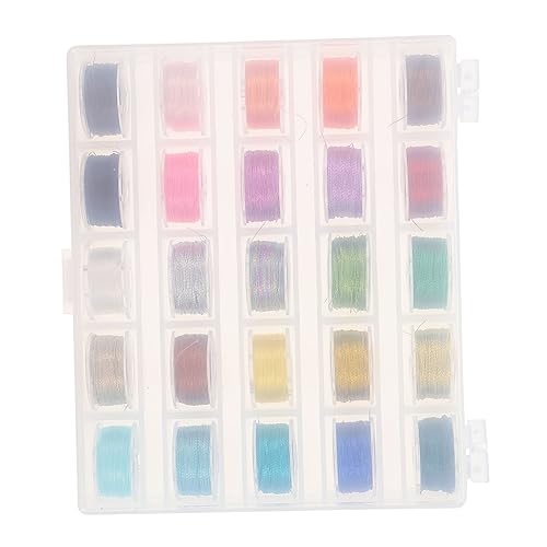 FIXOSHEE 25 Stück Teiliges Stickgarn für DIY Kreuzstich und Handarbeit Glänzende Polyester stickfäden mit Aufbewahrungsbox Farbintensiv Glatt Fest Ausbleichend für Erwachsene FIXOSHEE 25 Stück Teiliges Stickgarn für DIY Kreuzstich und Handarbeit Glänzende Polyester stickfäden mit Aufbewahrungsbox Farbintensiv Glatt Fest Ausbleichend für Erwachsene von FIXOSHEE