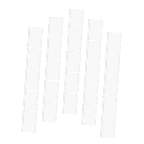 FIXOSHEE 25 Stück Teiliges mit Reißverschluss Binder Taschen PVC Dokumenten Organizer für Bürobedarf für Quittungen Schecks und Rechnungen Wasserfest und Langlebig FIXOSHEE 25 Stück Teiliges mit Reißverschluss Binder Taschen PVC Dokumenten Organizer für Bürobedarf für Quittungen Schecks und Rechnungen Wasserfest und Langlebig von FIXOSHEE