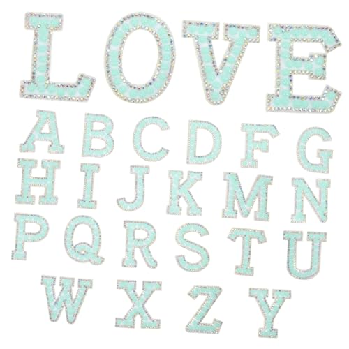 FIXOSHEE 26 Stück Teiliges Buchstaben patch Glitzer und Perlen Selbstklebend Aufbügeln für DIY Kleidung Taschen Rucksäcke und Vielseitige Bastelprojekte FIXOSHEE 26 Stück Teiliges Buchstaben patch Glitzer und Perlen Selbstklebend Aufbügeln für DIY Kleidung Taschen Rucksäcke und Vielseitige Bastelprojekte von FIXOSHEE