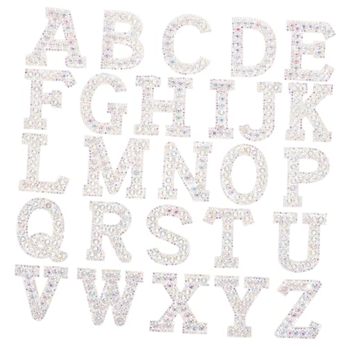 FIXOSHEE 26Stücke Glitzer Patches Selbstklebende Strassbuchstaben Aufnäher zum Aufbügeln für Textilien Kleidung Taschen und Dekoration Hochwertige Eisen Briefe FIXOSHEE 26Stücke Glitzer Patches Selbstklebende Strassbuchstaben Aufnäher zum Aufbügeln für Textilien Kleidung Taschen und Dekoration Hochwertige Eisen Briefe von FIXOSHEE