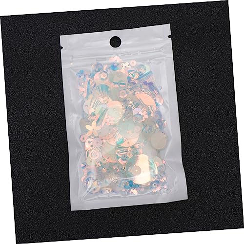 FIXOSHEE 2Er-Pack Bunte Pailletten Diy Bastelmaterial Perlen und Spacer Beads für Schmuck und Kostümdekoration Packung Beige FIXOSHEE 2Er-Pack Bunte Pailletten Diy Bastelmaterial Perlen und Spacer Beads für Schmuck und Kostümdekoration Packung Beige von FIXOSHEE