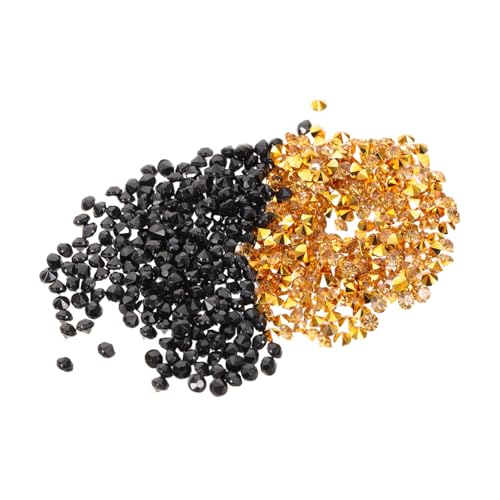 FIXOSHEE 2Er-Pack Diamanten Gold Schwarz Spitz Boden Stabile Streudeko für Hochzeitstische Vase Füller Funkelnde Tischdeko für Feierlichkeiten Packung FIXOSHEE 2Er-Pack Diamanten Gold Schwarz Spitz Boden Stabile Streudeko für Hochzeitstische Vase Füller Funkelnde Tischdeko für Feierlichkeiten Packung von FIXOSHEE