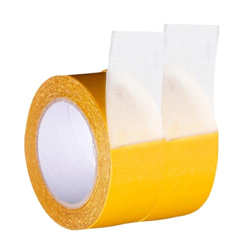 FIXOSHEE 2Rollen Doppelseitiges Teppichklebeband Haftendes Tragbares Klebeband für Teppiche Hartholzböden Rutschfeste Unterlagen und Vielseitige Anwendungen im Innen von FIXOSHEE