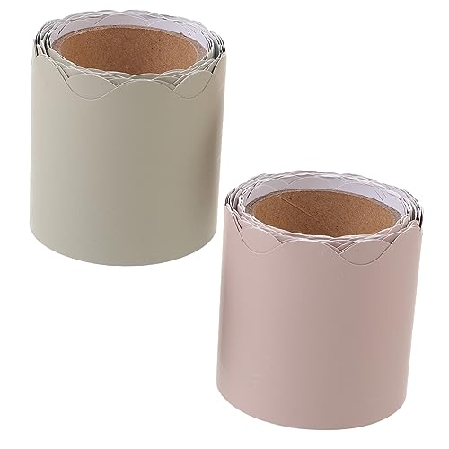 FIXOSHEE 2Rollen Randpapier für Pinnwand und Klassenzimmer Gewelltes Dekorpapier für Kreative Gestaltung für Büro Fenster und Wanddekoration FIXOSHEE 2Rollen Randpapier für Pinnwand und Klassenzimmer Gewelltes Dekorpapier für Kreative Gestaltung für Büro Fenster und Wanddekoration von FIXOSHEE