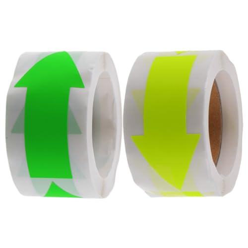 FIXOSHEE 2Rollen Selbstklebende Pfeilaufkleber Fluoreszierendem pro für Geschenksiegel Verpackungen und Partydekorationen FIXOSHEE 2Rollen Selbstklebende Pfeilaufkleber Fluoreszierendem pro für Geschenksiegel Verpackungen und Partydekorationen von FIXOSHEE