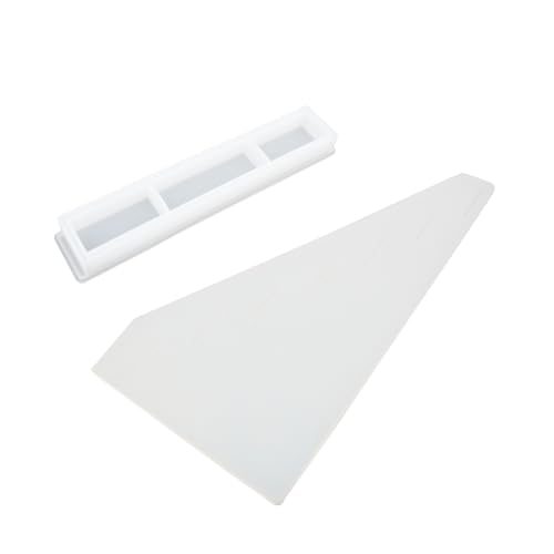 FIXOSHEE 2Stücke DIY Silikonform für Lippenstift Aufbewahrung Teiliges Hohe Flexibilität Wiederverwendbar für Projekte und Epoxidharz Gestaltung Transparent von FIXOSHEE