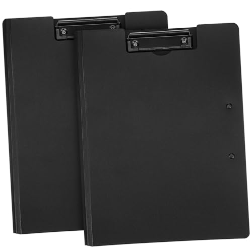 FIXOSHEE 2Stücke Faltbares Klemmbrett mit Clips Organizer für Büro und Schule Stabil und Leicht für Präsentationen und Dokumentenmanagement von FIXOSHEE