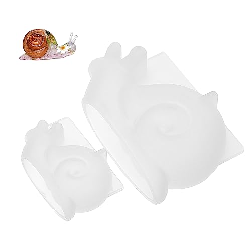 FIXOSHEE 2Stücke Silikon Schneckenformen Flexible DIY Gießformen Hochwertigem Silikon für Kreative Epoxidharz Dekorationen und Heimwerkerprojekte FIXOSHEE 2Stücke Silikon Schneckenformen Flexible DIY Gießformen Hochwertigem Silikon für Kreative Epoxidharz Dekorationen und Heimwerkerprojekte von FIXOSHEE