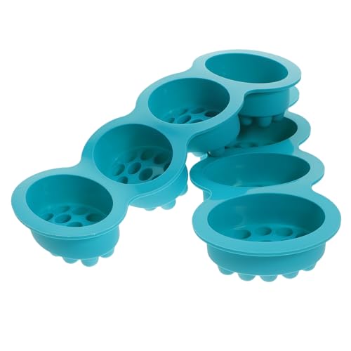 FIXOSHEE 2Stücke Silikon Seifenformen Kavitäten Massage Pinselform für DIY Seifenherstellung Flexible Silikonform für Handgemachte und Eiswürfel von FIXOSHEE