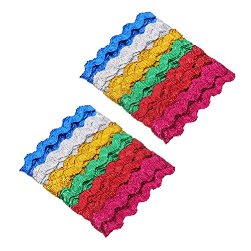 FIXOSHEE 2Stücke Wellenrand Dekoband DIY Bänder für Partydekoration für Verpackungen und Handwerksprojekte FIXOSHEE 2Stücke Wellenrand Dekoband DIY Bänder für Partydekoration für Verpackungen und Handwerksprojekte von FIXOSHEE