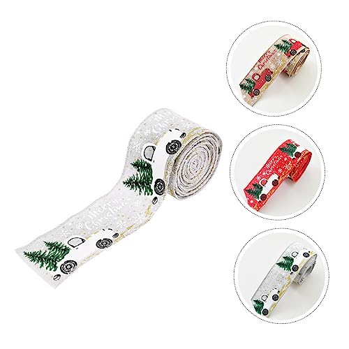 FIXOSHEE 3 Rollen Weihnachtliches Geschenkband mit Kreativen Auto Motiven pro Langlebiges Dekoband für Geschenkverpackung Partydeko und DIY Bastelarbeiten FIXOSHEE 3 Rollen Weihnachtliches Geschenkband mit Kreativen Auto Motiven pro Langlebiges Dekoband für Geschenkverpackung Partydeko und DIY Bastelarbeiten von FIXOSHEE