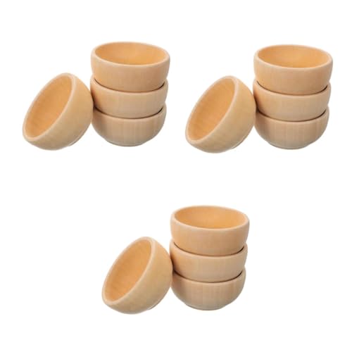FIXOSHEE 3 Sätze Diy Holzschalen Set Teiliges Set Unbemalten Holzschalen Für Kreative Bastelprojekte Für Mikrolandschaften Und Kinderhandwerk 4 Stück * 3 FIXOSHEE 3 Sätze Diy Holzschalen Set Teiliges Set Unbemalten Holzschalen Für Kreative Bastelprojekte Für Mikrolandschaften Und Kinderhandwerk 4 Stück * 3 von FIXOSHEE
