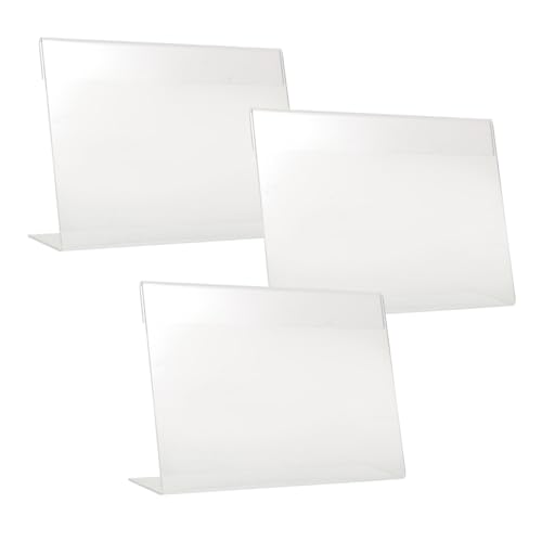 FIXOSHEE 3 Stück Acryl Preisschildhalter Form Stabil Transparenter Etikettenhalter für Supermarkt Obst Gemüse Ladengeschäft Restaurant Büro Tischaufsteller Langlebig Leicht FIXOSHEE 3 Stück Acryl Preisschildhalter Form Stabil Transparenter Etikettenhalter für Supermarkt Obst Gemüse Ladengeschäft Restaurant Büro Tischaufsteller Langlebig Leicht von FIXOSHEE