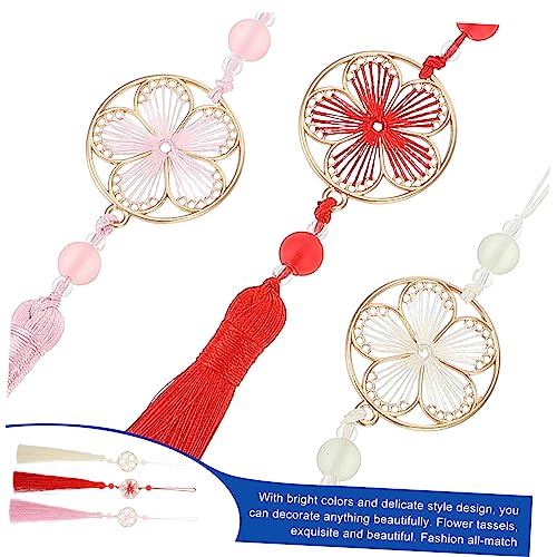FIXOSHEE 3 Stück Blüten Quasten Anhänger Chinesischer Stil Dekorativer Blumenanhänger zum Aufhängen Diy Lesezeichen Anhänger für Fächer Taschen und Handwerksprojekte Leichte Pastellfarben FIXOSHEE 3 Stück Blüten Quasten Anhänger Chinesischer Stil Dekorativer Blumenanhänger zum Aufhängen Diy Lesezeichen Anhänger für Fächer Taschen und Handwerksprojekte Leichte Pastellfarben von FIXOSHEE