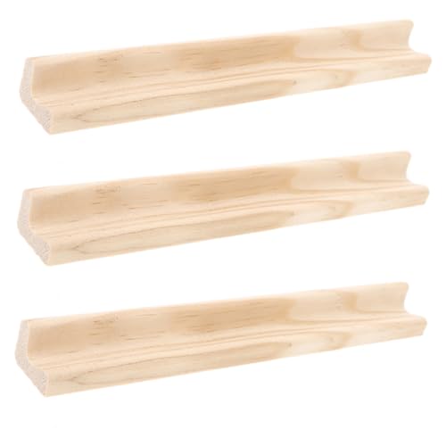 FIXOSHEE 3 Stück Holz Domino Tabletts Stabiler Buchstabenhalter Holzständer DIY Holzregal Für Spielsteine Und Handwerk Dekoration von FIXOSHEE