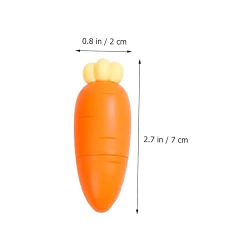 FIXOSHEE 3 Stück Karotten textmarker Mini Fluoreszierende Marker Stifte Einzigartig Leicht Tragbar Für Schüler Bürobedarf Schreibzubehör Ohne Geruch Zufällige Farbe Zufällige Farbe von FIXOSHEE