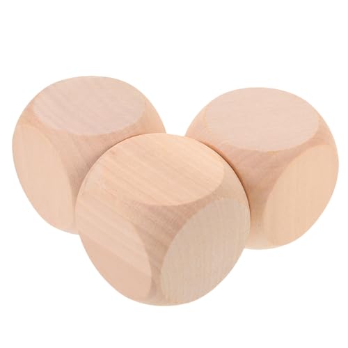 FIXOSHEE 3 Stück Leere Holzwürfel Würfelspiel Unvollendet Leere Outdoor - Großer -jumbo Rasenspiele Diy- Kleine Unfertige Holzwürfel FIXOSHEE 3 Stück Leere Holzwürfel Würfelspiel Unvollendet Leere Outdoor - Großer -jumbo Rasenspiele Diy- Kleine Unfertige Holzwürfel von FIXOSHEE
