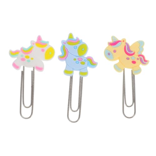FIXOSHEE 3 Stück Niedliche Cartoon Büroklammern Metall Lesezeichen Clips mit Einhorn Motiv Vielseitig für Schule Büro und Zuhause als Kreative Schreibwaren Geschenkideen FIXOSHEE 3 Stück Niedliche Cartoon Büroklammern Metall Lesezeichen Clips mit Einhorn Motiv Vielseitig für Schule Büro und Zuhause als Kreative Schreibwaren Geschenkideen von FIXOSHEE