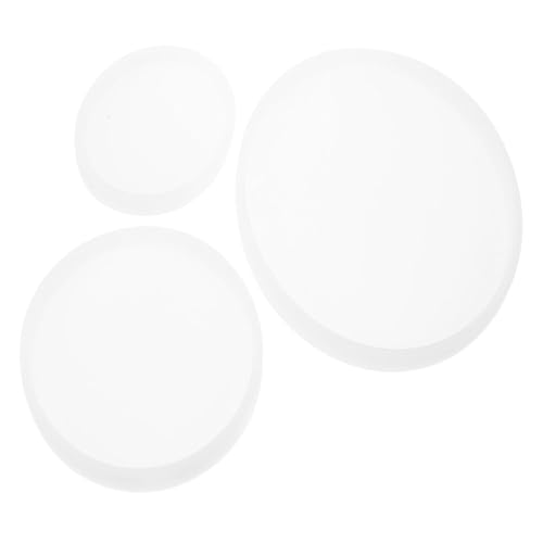 FIXOSHEE 3 Stück Teiliges DIY Silikonform für Epoxidharz Gießen Handgemachte Schmuck Dekorationsformen Sichere Flexible Silica Gel Moulds für Kreative Bastelprojekte Am Schreibtisch von FIXOSHEE