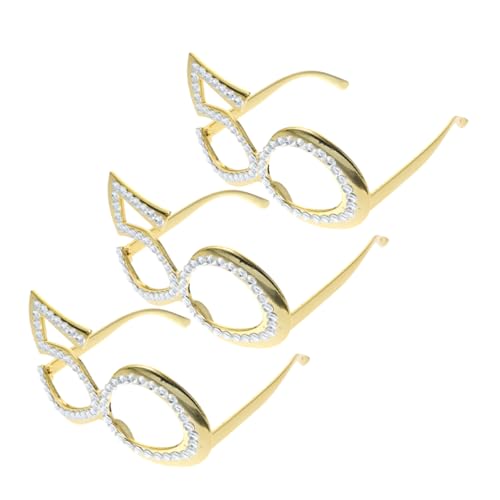FIXOSHEE 3 Stück Teiliges Geburtstag Brillen Glitzernde Zahlen Sonnenbrillen Partyfotorequisiten Jubiläumsfeier Fotozubehör für Männer und Frauen Goldfarben FIXOSHEE 3 Stück Teiliges Geburtstag Brillen Glitzernde Zahlen Sonnenbrillen Partyfotorequisiten Jubiläumsfeier Fotozubehör für Männer und Frauen Goldfarben von FIXOSHEE