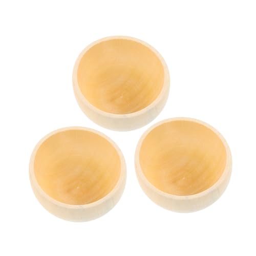 FIXOSHEE 3 Stück Teiliges Kleine Holzschalen Naturbelassen Unbemalt für DIY Bastelprojekte zum Bemalen und Dekorieren Kreative Holzschüsseln für Kunst und Wohnaccessoires FIXOSHEE 3 Stück Teiliges Kleine Holzschalen Naturbelassen Unbemalt für DIY Bastelprojekte zum Bemalen und Dekorieren Kreative Holzschüsseln für Kunst und Wohnaccessoires von FIXOSHEE