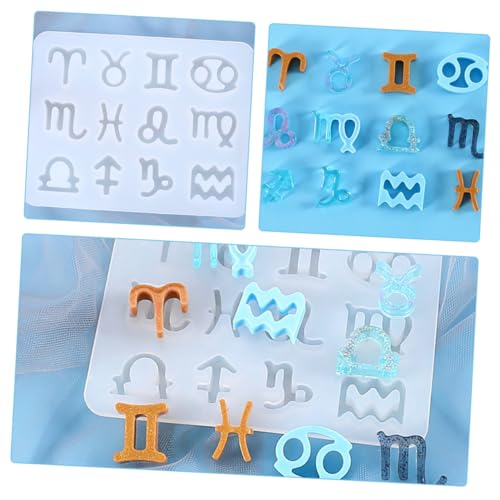 FIXOSHEE 3 Stück Teiliges Silikon Schlüsselanhänger Form DIY Anhänger Gießform Flexible Harzform für Dekorative Charms Kreative Schmuckherstellung von FIXOSHEE