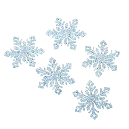 FIXOSHEE 30 Stück DIY Schneeflocken Haarnadeln Teiliges Set für Kreative Accessoires für Haarclips und Kleidung Langlebiges Material für Vielfältige Designs von FIXOSHEE