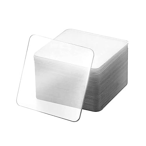 FIXOSHEE 30 Stück Nano Tape Stark Haftendes Doppelseitiges Klebeband Transparent Spurlos Waschbar Zuschneidbar Multifunktional für Wand Poster Teppich Vielseitige Befestigung von FIXOSHEE