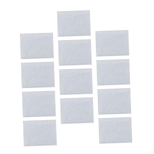 FIXOSHEE 30 Stück Selbstklebende Kartenhüllen Set Transparente Etikettenhalter für Bibliothekskarten Id Karten und Foto Organizer Praktisch und Vielseitig für Büro und Zuhause von FIXOSHEE