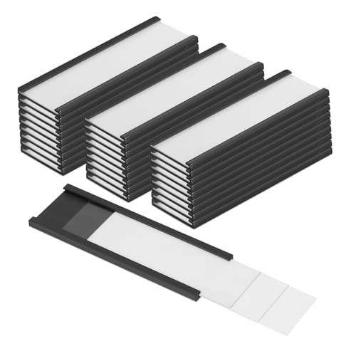 FIXOSHEE 30 Stück Teiliges C förmiges Einschub etikettenhalter Starkem Magnet für Lagerregal Schrankbeschriftung Wiederverwendbar Einfache Installation für Versandetiketten FIXOSHEE 30 Stück Teiliges C förmiges Einschub etikettenhalter Starkem Magnet für Lagerregal Schrankbeschriftung Wiederverwendbar Einfache Installation für Versandetiketten von FIXOSHEE