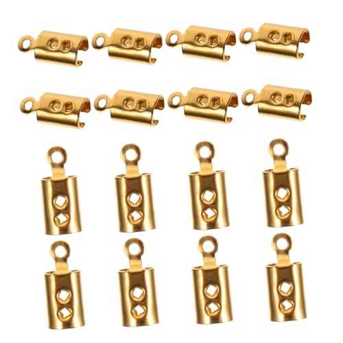 FIXOSHEE 30 Stück Teiliges Edelstahl Schmuckverschluss Armbänder Kleine Goldfarbene Verbindungsklammern Leichtes DIY Zubehör für Perlenarmbänder und Schmuckherstellung von FIXOSHEE