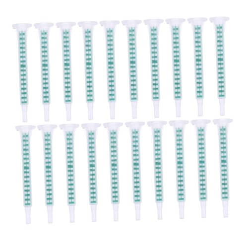 FIXOSHEE 30 Stück Teiliges Epoxidharz Mischdüsen Ab Kleber Mischrohr mit Knoten Effiziente Statische Kartuschenmischer Sicherer Geeignet für Präzises Kleben und Abdichten von FIXOSHEE