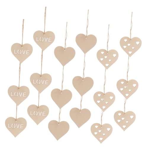 FIXOSHEE 30 Stück Teiliges Kleine Holzherzen zum Bemalen Unbehandelte Holzscheiben für DIY Bastelprojekte Glatte Oberfläche Naturbelassen Vielseitige Holzherz Anhänger für Hochzeit und FIXOSHEE 30 Stück Teiliges Kleine Holzherzen zum Bemalen Unbehandelte Holzscheiben für DIY Bastelprojekte Glatte Oberfläche Naturbelassen Vielseitige Holzherz Anhänger für Hochzeit und von FIXOSHEE