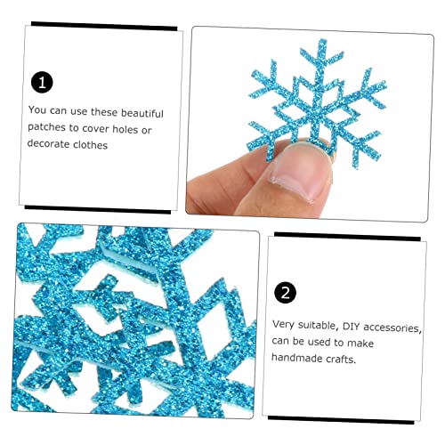 FIXOSHEE 30 Stück Teiliges Schneeflocken Bügelbild Blaue Applikationen Stoff Langlebige DIY Kleidung Accessoires für Jacken Taschen Hüte und Schuhe Einfache Anbringung Handgefertigte FIXOSHEE 30 Stück Teiliges Schneeflocken Bügelbild Blaue Applikationen Stoff Langlebige DIY Kleidung Accessoires für Jacken Taschen Hüte und Schuhe Einfache Anbringung Handgefertigte von FIXOSHEE