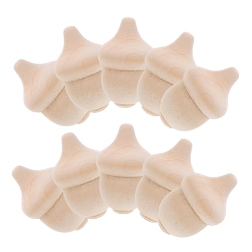 FIXOSHEE 30 Stück Teiliges Unbemalte Holz eichel zum Basteln DIY Holzspielzeug zum Bemalen und Dekorieren Naturbelassene Holzfiguren für Kreative Handwerksprojekte und Wohnaccessoires FIXOSHEE 30 Stück Teiliges Unbemalte Holz eichel zum Basteln DIY Holzspielzeug zum Bemalen und Dekorieren Naturbelassene Holzfiguren für Kreative Handwerksprojekte und Wohnaccessoires von FIXOSHEE