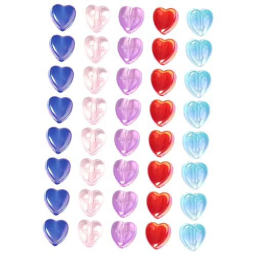 FIXOSHEE 300 Stück Acryl Herz Perlen DIY Schmuckzubehör Herzform Spacer Beads für Armband Halskette Basteln Bunte Transparente Herz Design Perlen für DIY Schmuck Zufällige Farbe FIXOSHEE 300 Stück Acryl Herz Perlen DIY Schmuckzubehör Herzform Spacer Beads für Armband Halskette Basteln Bunte Transparente Herz Design Perlen für DIY Schmuck Zufällige Farbe von FIXOSHEE