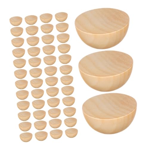 FIXOSHEE 300 Stück Halbe Naturbelassene Holzperlen Unbemalte Halbrunde Holzkugeln für DIY Bastelarbeiten Malprojekte und Dekorative Handarbeiten für Hobby und Heimdekoration FIXOSHEE 300 Stück Halbe Naturbelassene Holzperlen Unbemalte Halbrunde Holzkugeln für DIY Bastelarbeiten Malprojekte und Dekorative Handarbeiten für Hobby und Heimdekoration von FIXOSHEE