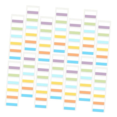 FIXOSHEE 300 Stück Selbstklebende Index Tabs Beschreibbare und Wiederverwendbare Seitenmarker Große Haftnotizen für Bücher Ordner Schule und Büro Einfach Abziehbar und Repositionierbar FIXOSHEE 300 Stück Selbstklebende Index Tabs Beschreibbare und Wiederverwendbare Seitenmarker Große Haftnotizen für Bücher Ordner Schule und Büro Einfach Abziehbar und Repositionierbar von FIXOSHEE