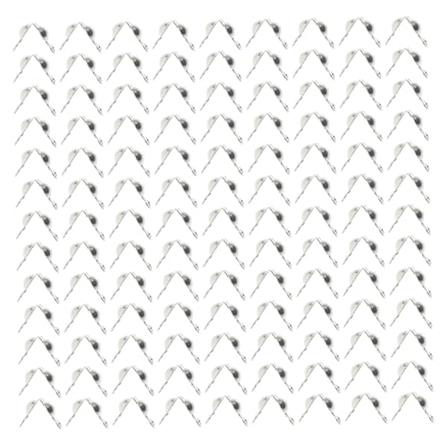 FIXOSHEE 300 Stück Teiliges Schmuckverschluss Hochwertiger Legierung Inklusive Quetschperlen Endperlen und Knotenhüllen für Armbänder Halsketten und DIY schmuckherstellung von FIXOSHEE