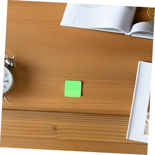 FIXOSHEE 32 Stück Teiliges Quadratische Halbtransparente Haftnotizen mit Fluoreszierenden Farben Selbstklebende Index Tabs für Bücher Dokumente und Seitenmarkierung im Büro Schule Zuhause von FIXOSHEE